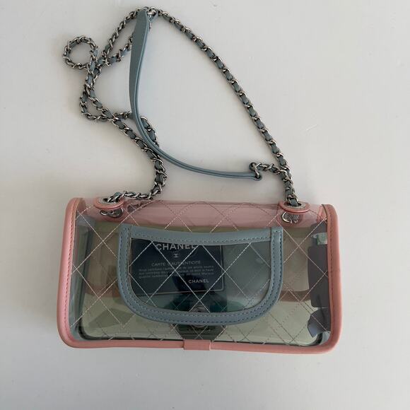 Chanel Coco Splash PVC Mini Rectangular Flap Bag - Picture 3 of 6